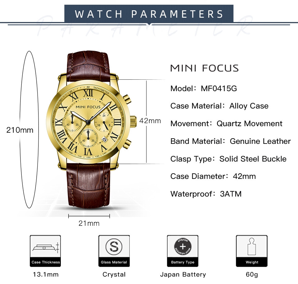 Mini Focus Watch Fashion Sports Men Watches Male MF0415G price in Egypt, Jumia Egypt