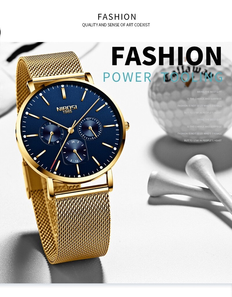 NIBOSI Luxury Brand 2018 Men Watches Ultra Thin Watches For Men Famous Brand Watch With Date men waterproof Relogio Masculino (3)
