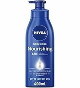 NIVEA Nourishing Body Lotion, Almond Oil & Vitamin E, Extra Dry Skin, 400ml