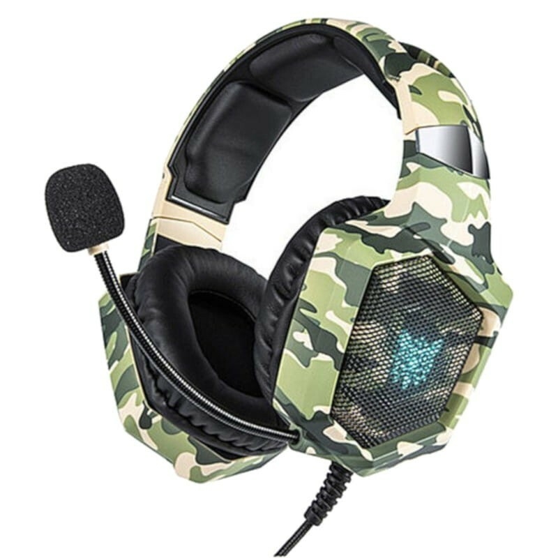 اشتر ONIKUMA K8 RGB Green Camouflage - سماعات الألعاب - PowerPlanetOnline