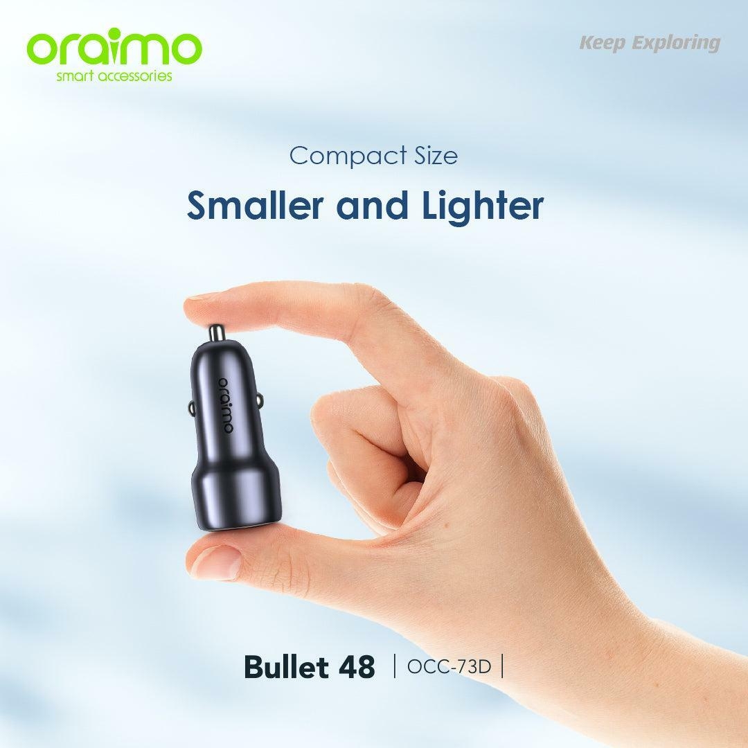oraimo Bullet 48 48W Car Charger OCC-73D