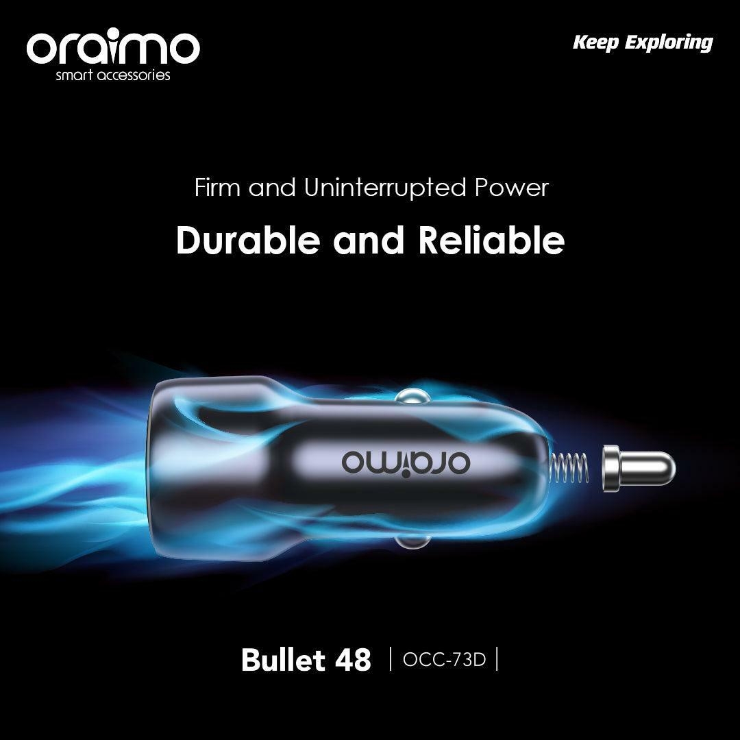 oraimo Bullet 48 48W Car Charger OCC-73D