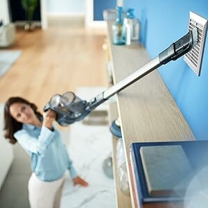 Philips Cordless Vacuum 8000 Series with Integrated crevice tool and brush, plus extra accessories
