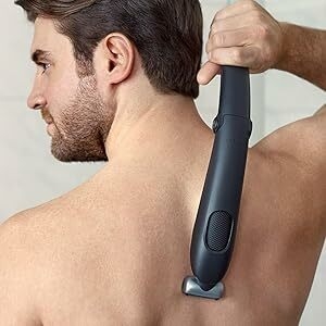electric body groomer for men, electric trimmer below the neck, all-in-one groomer, back shaver