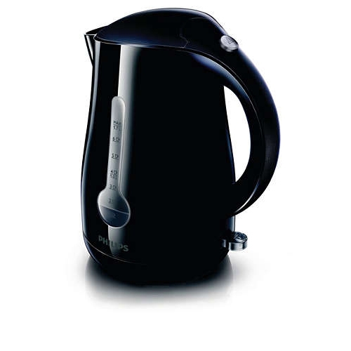 Philips Kettle Cordless HD4677/20 - Black , silver