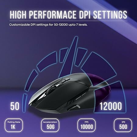 Rapoo V30L Wireless/Wired Gaming Mouse – Black, 12000 DPI, Programmable-dokantech