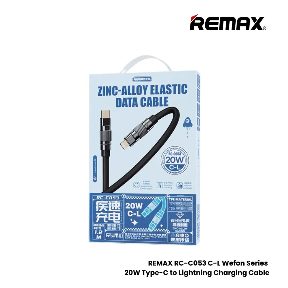REMAX RC-C053 Wefon Series 20W Type-C to Lightning Fast Charging Data Cable