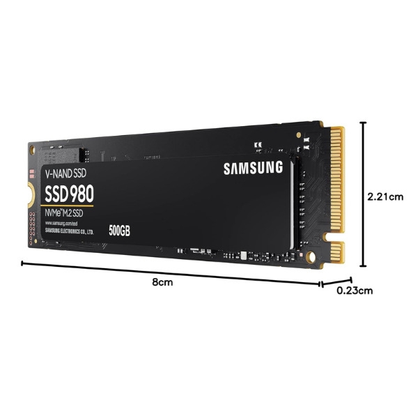 Samsung 980 NVMe M.2 SSD 500GB – Up to 3500MB/s -MZ-V8V500BW- Dokkantech#