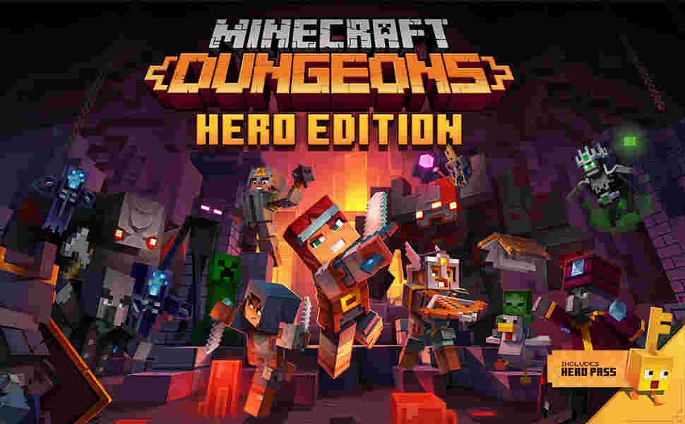 Minecraft Dungeons - Hero Edition (PS4): Amazon.co.uk: ألعاب الكمبيوتر والفيديو