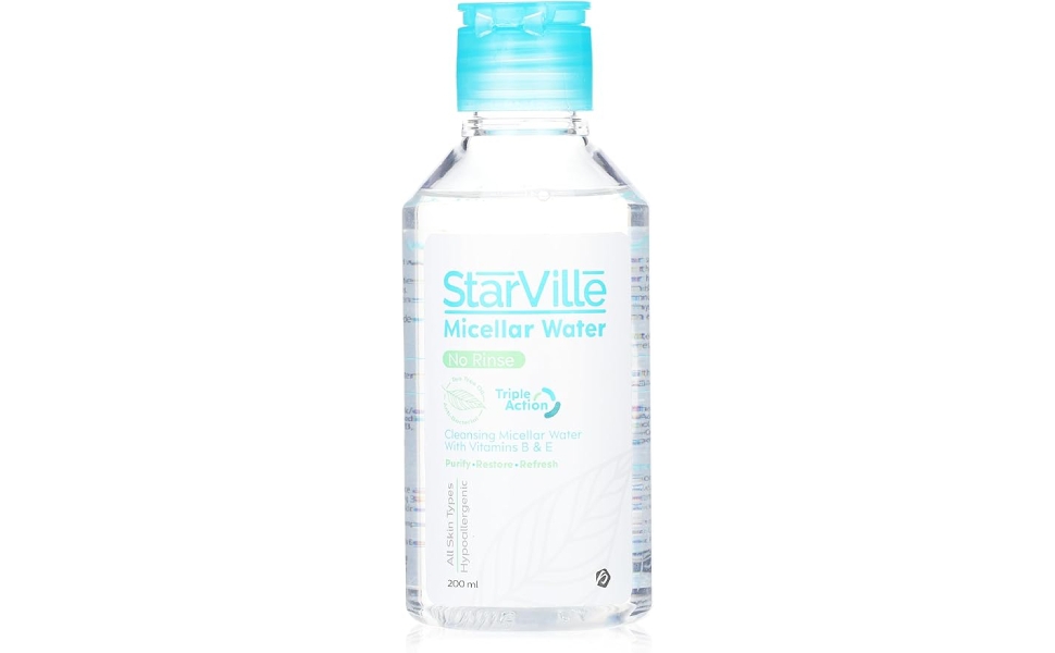 Starville Micellar Water 200ml application