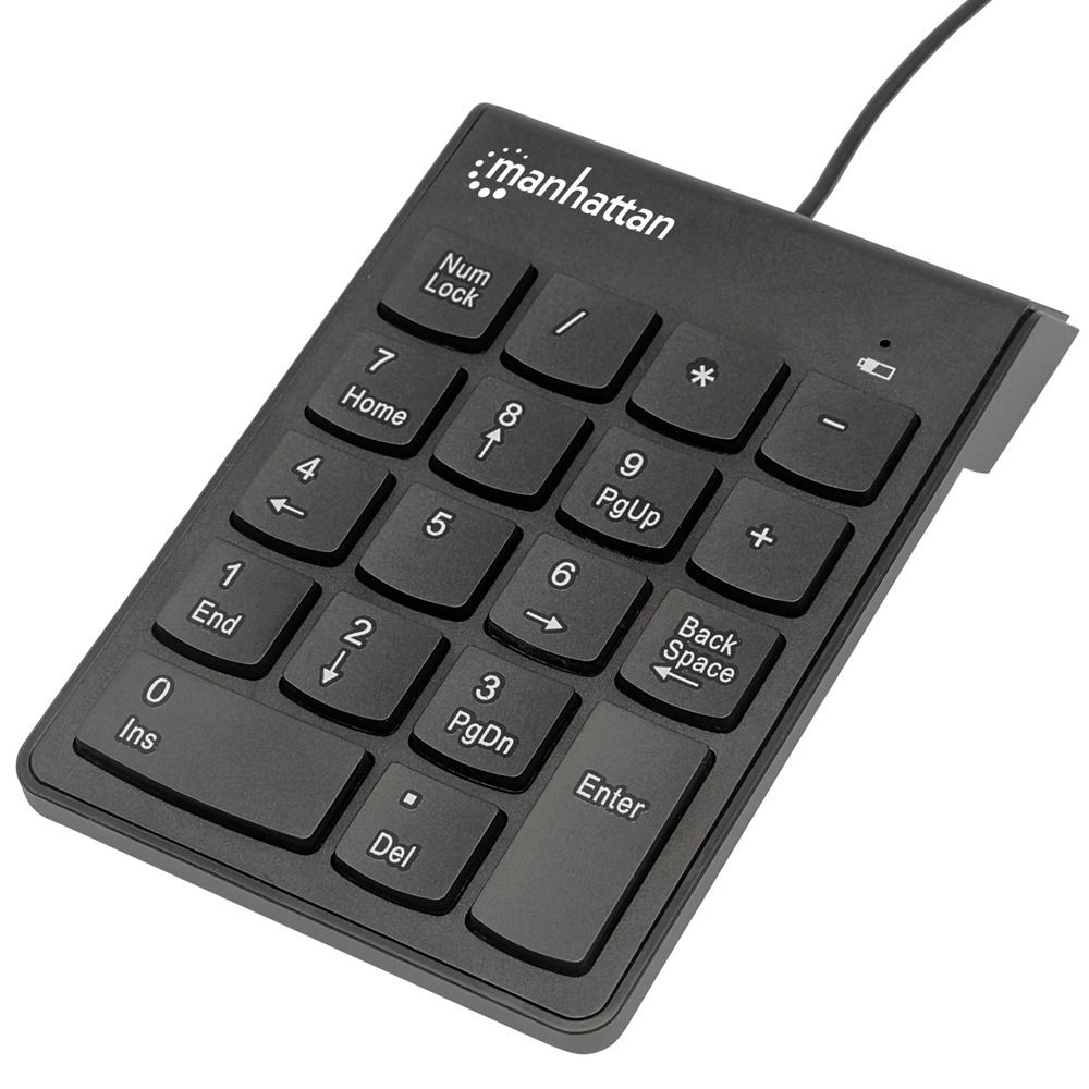 Manhattan Numeric Keypad USB Wired - Black