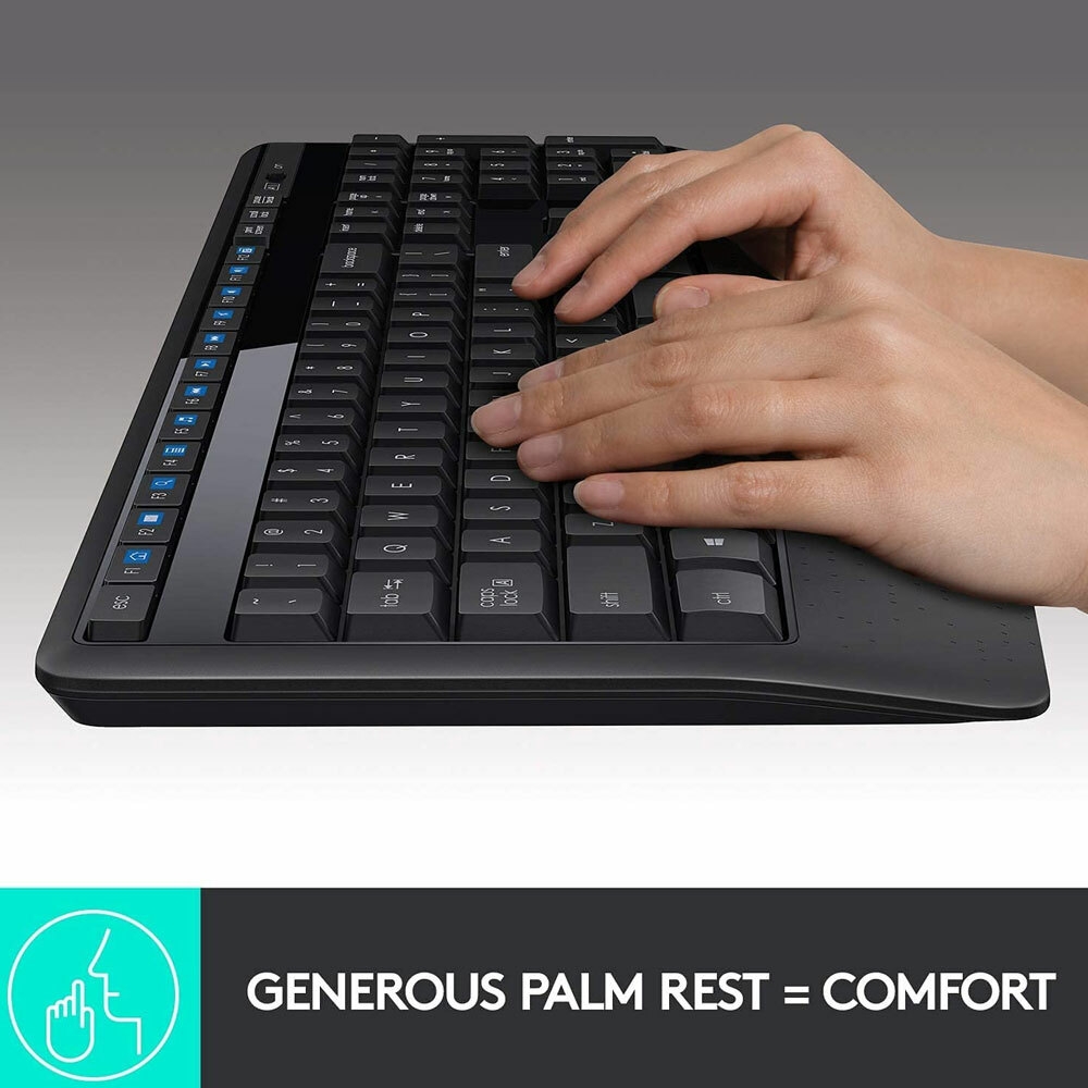 Logitech® MK345 Wireless Combo - ARA (102) - 2.4GHZ - INTNL - 948 - 920-010068 - Black