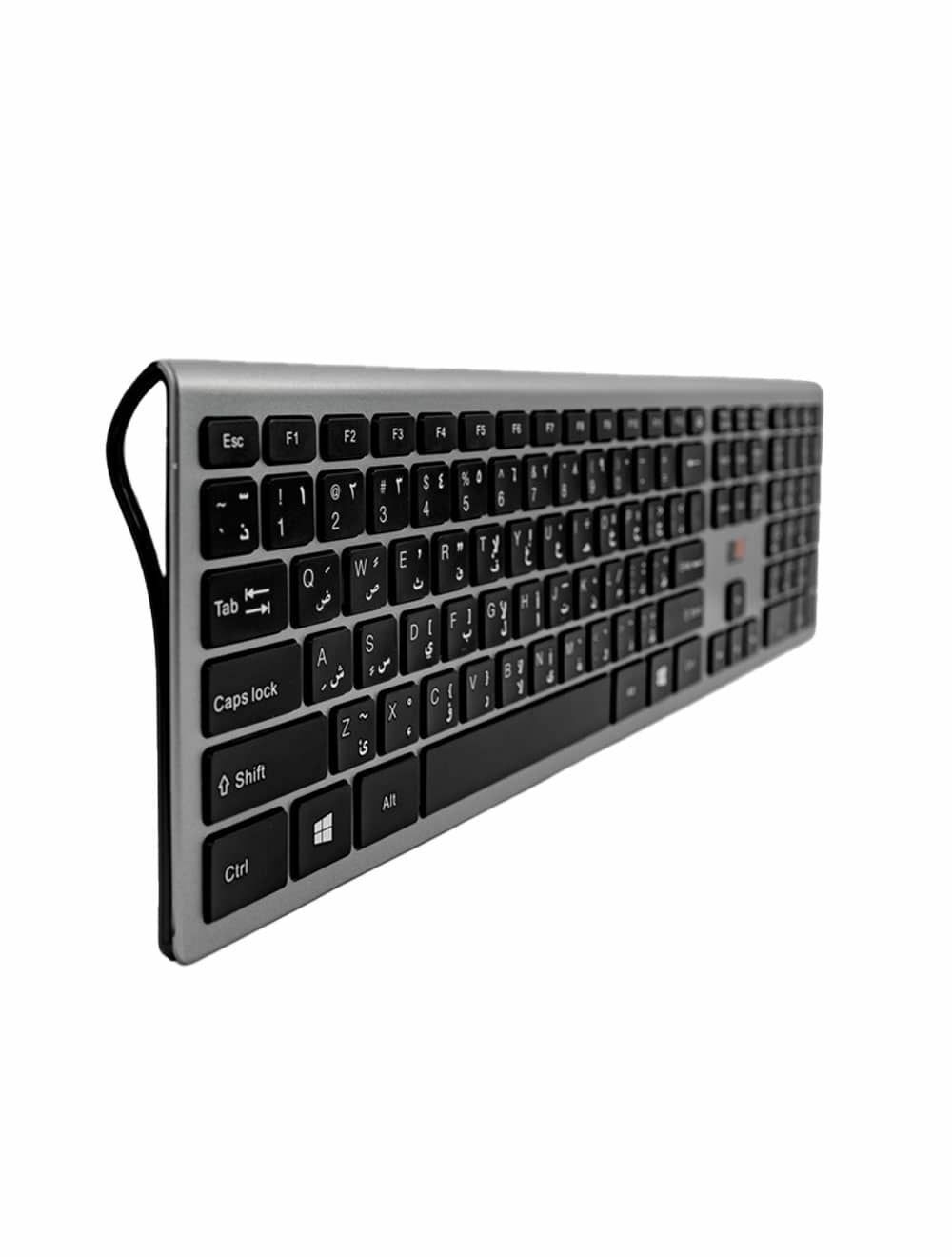 لوحة مفاتيح توبى KB306 مريحة مع ماوس لاسلكي انسيابي