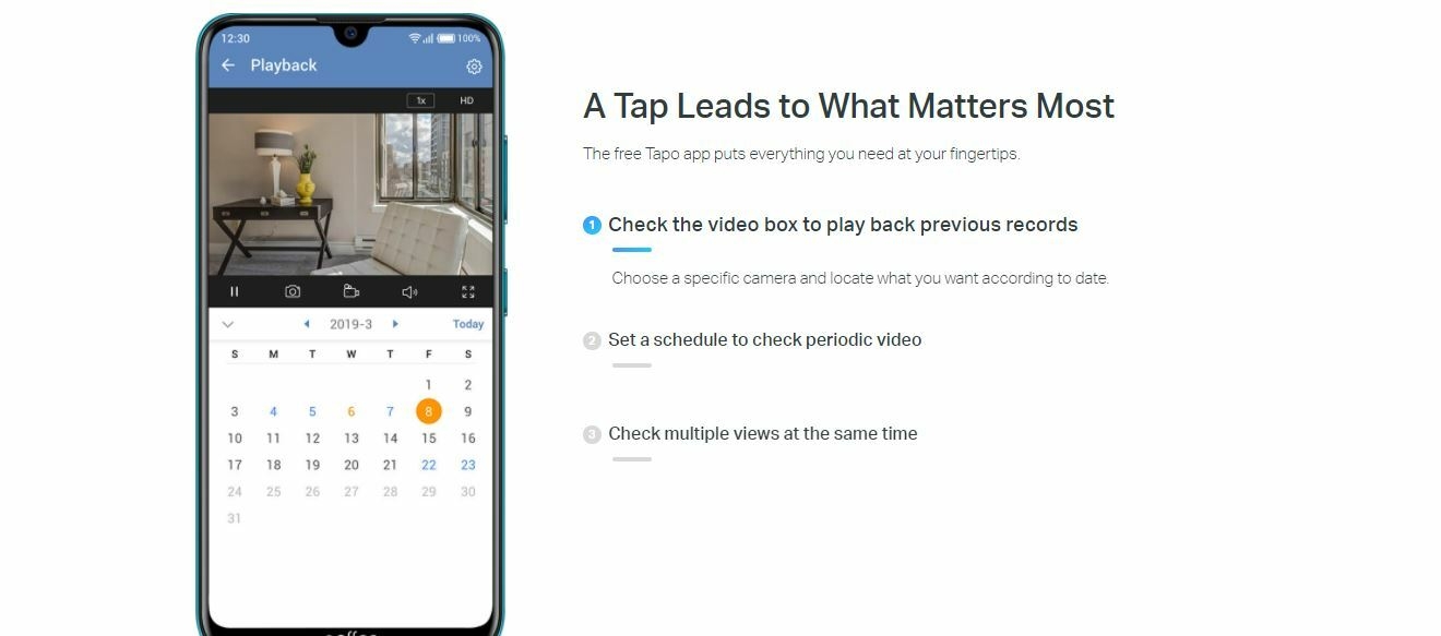 Tapo C100 Home Security Wi-Fi Camera image