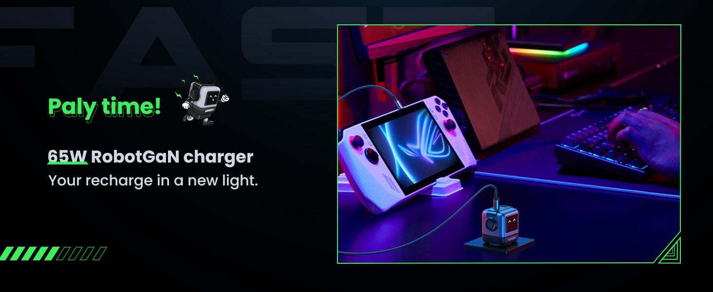 Nexode RG 65W GaN Charger (Black)