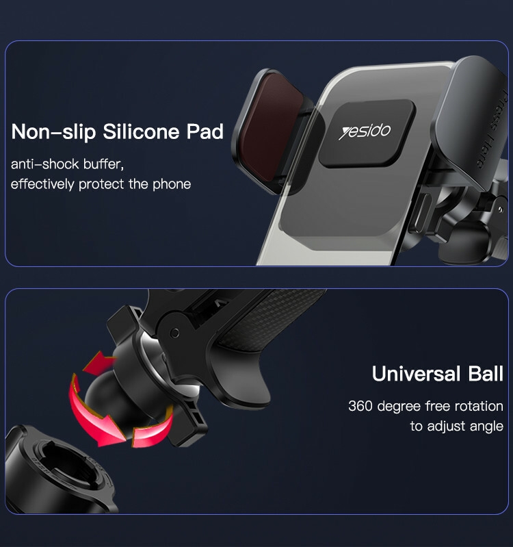 C163 Air Vent Spring Clip Phone Holder Details