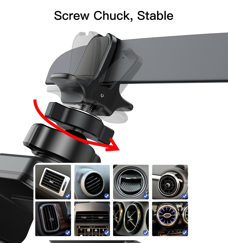 C163 Air Vent Spring Clip Phone Holder Details