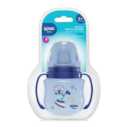 Galaxy Spill-Proof Training Cup with Grip – 125 ml (6+ Months)