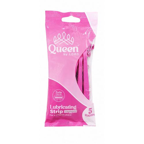Queen Twin Blade Disposable Razors – Pack of 5