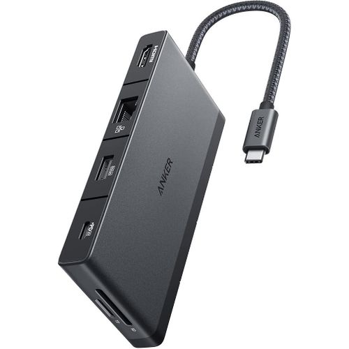 Anker- 552 USB-C Hub 9-in-1 4K HDMI, Black