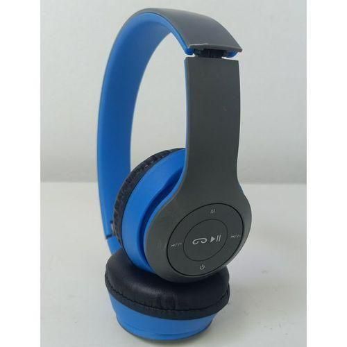 From dahi store P47 Wireless Bluetooth Headphones - blue