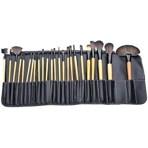 24PCS COSMETIC MAKEUP BRUSHES TOOL SET KIT EYESHADOW POWDER BRUSH WITH CASE