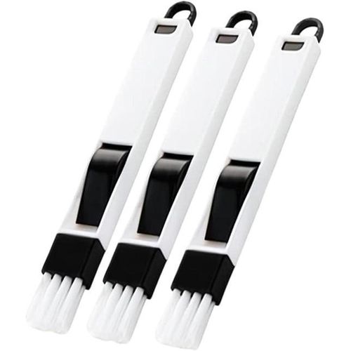 Smart 2 in 1 Cleaning Brush with Dustpan - Clean the Finest Corners and Dividers Easily and Neatly - Clean Keyboards, Windows and Corners with Ease