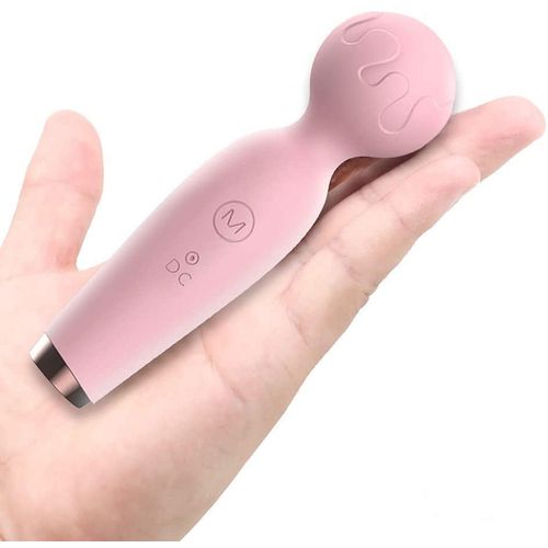 Mini Back Massager - Cordless Body Massager with 10 Powerful Mode for Body Relieves Neck Shoulder Back Waist Leg , color may vary ,Muscle Tension