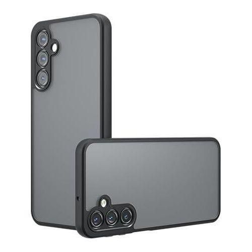 Shock resistant hard protective case made of soft TPU with a carbon fiber finish Matte Black Compatible with Samsung Galaxy A16