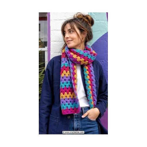 Crochet Hand Made Womens Scarf