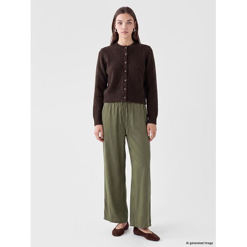 Elastic Waist Modal Blended Women's Trousers