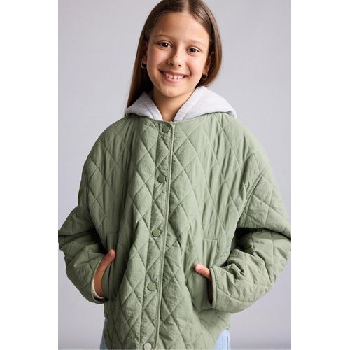 Girl Waterproof Quilted Lined Lightweight Puffer Jacket