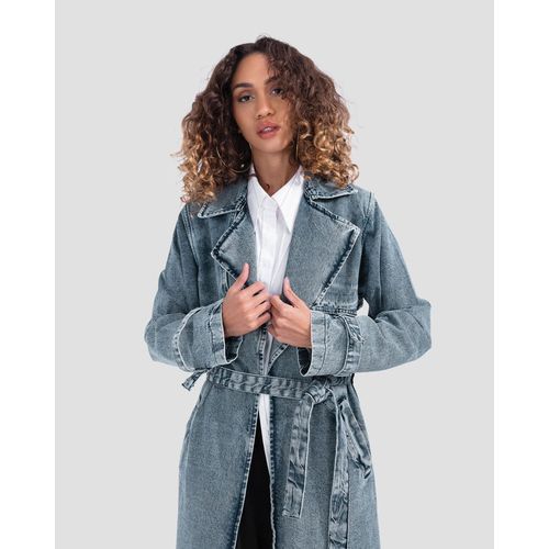 Denim Trench Coat