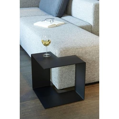 Modern Table Collection for Living Rooms, Bedrooms, Offices and Home Interiors, Multiple Styles and Sizes (Open Cube Steel Side Table - 45 x 45 x 40 cm)