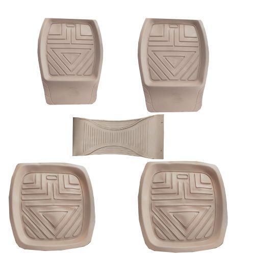 طقم حصائر حوض 5 قطع، مصري، لون جملي