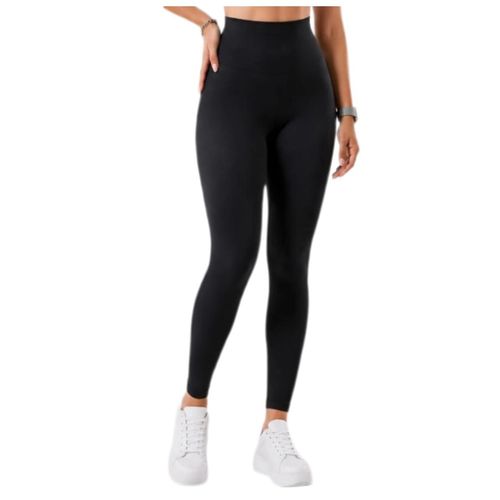 Women's High-Waisted Performance Leggings – Stretch Active Fitness Tights Model -021-Black