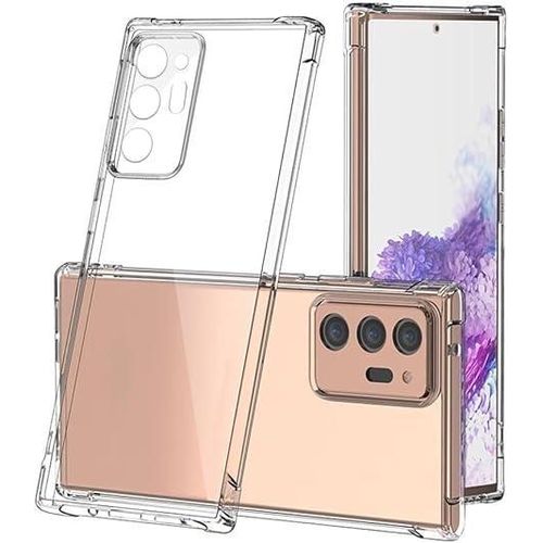 Transparent Shock-Absorbing Case for Samsung Galaxy Note 20 Ultra, Slim Clear TPU Cover, Anti-Scratch and Anti-Yellowing