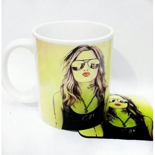 Ceramic Mug + Coaster