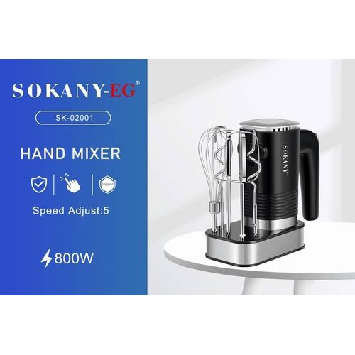 Egg Beater + Base 800W 3 Pieces Model SK-02001
