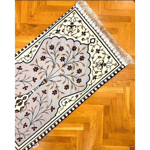 Large Prayer Rug Velvet Padded with comfy fiber 68CM *115 CM.