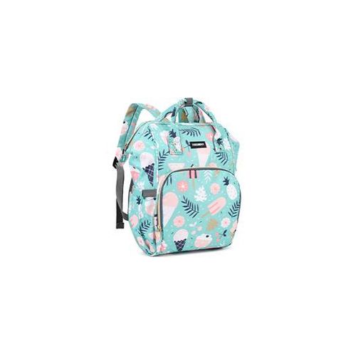 Water-Resistant Baby Diaper Backpack with Insulated Bottle Pockets & Large Capacity