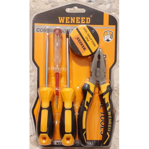 5-piece screwdriver and pliers set