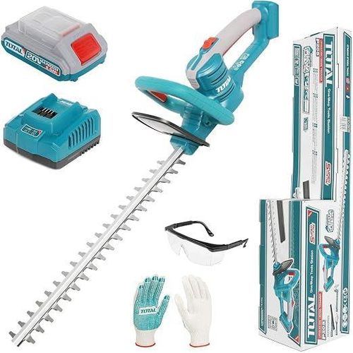 Lithium-ion hedge trimmer 20V 460 mm with battery and charger