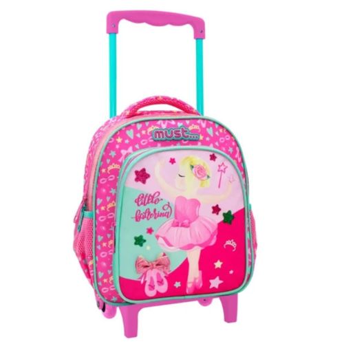 KINDERGARTEN TROLLEY BACKPACK LITTLE BALLERINA 2 CASES