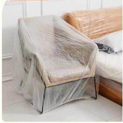 Heavy Duty Clear Tablecloth For Indoor Flexible Waterproof Wipeable, Soft Plastic Table Protector 80 pcs 220*160 cm