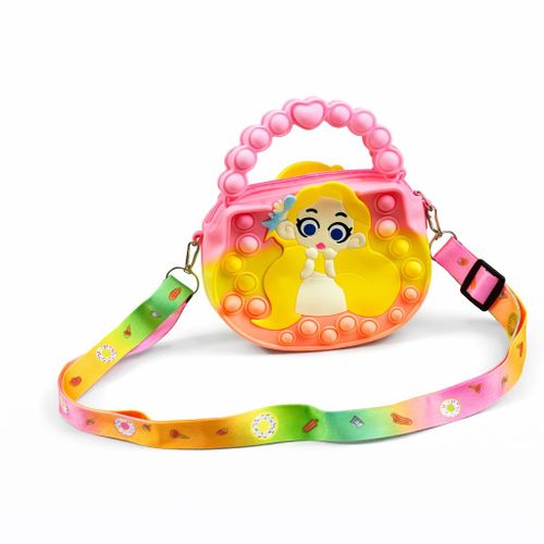 A very beautiful and elegant small silicone wallet for girls