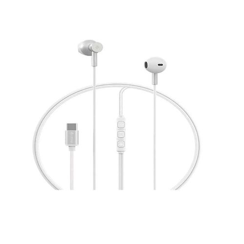 Smart Series Metal Wired Earphone In-ear, Plug USB-C Digital 1.2M Silver, M111