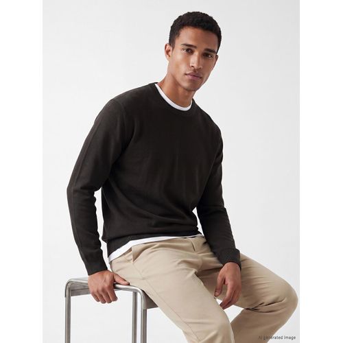 Crew Neck Men's Knitwear Sweater