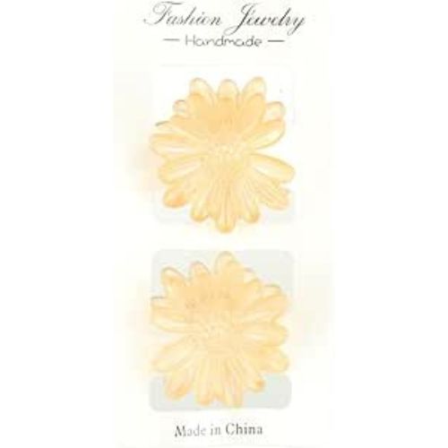 ic Flower Hair Clips 2 Pcs For Women - Multicolore