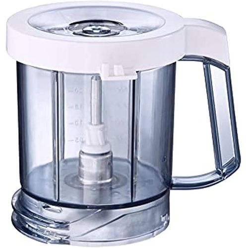 Shafshaq food processor compatible with small Braun K700 with knife, transparent, 1500W